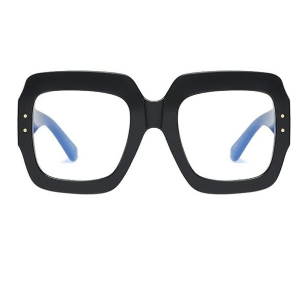 Anti Blue Light Oversized Glasses Frame Women Fashion Luxury Brand Square Big Frame Clear Lens Transparent Frames Vintage - Image 4