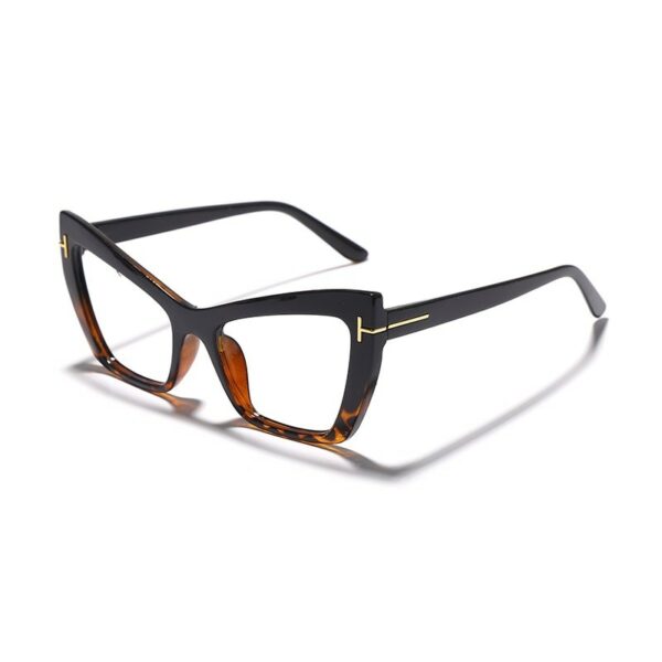Cat Eye Frames Women Retro Optics Spectacle Frame Personality Fashion Eyeglasses - Image 2