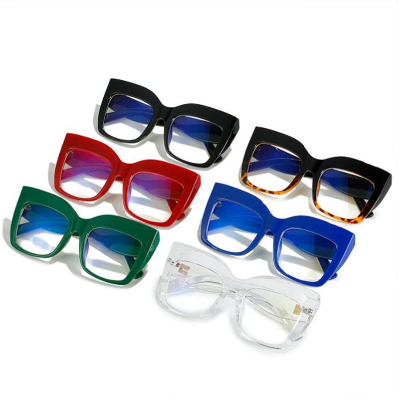 Glasses Frame Women Oversized Square Vintage Frame Clear Eyeglasses Frames For Women Luxury Brand Computer Eyewear - Image 3