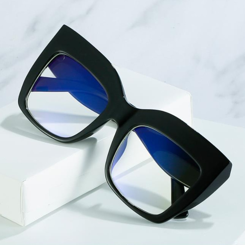 Glasses Frame Women Oversized Square Vintage Frame Clear Eyeglasses Frames For Women Luxury Brand Computer Eyewear - Image 5
