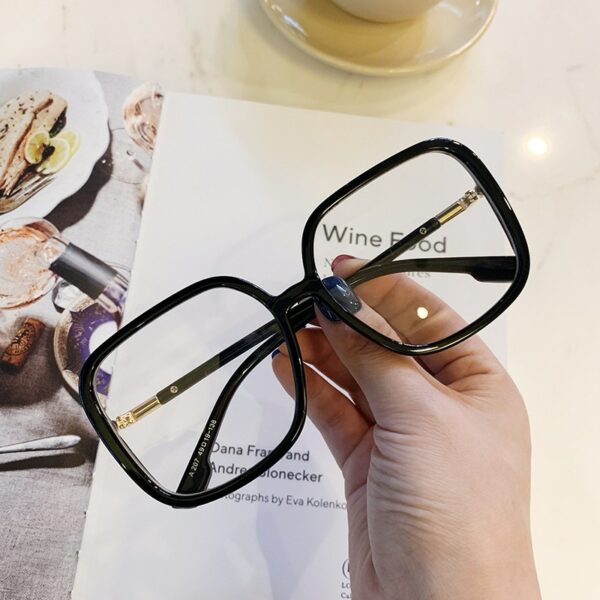 New Fashion Vintage Clear Square Glasses Frame Women Brand Designer Fresh Big Transparent Eyeglasses Female Optical Spectacles - Image 6