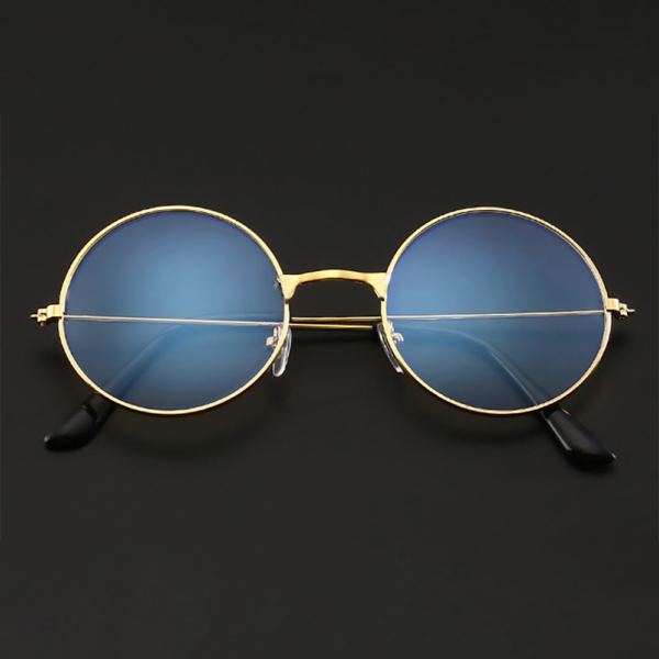 Retro Round Frame Anti-blue Radiation Glasses Ultralight Men Women Blue Light Blocking Glasses - Image 4