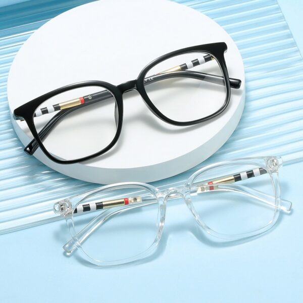 Retro Square Anti Blue Light Optical Glasses Frames for Men Women Fashion - Image 2