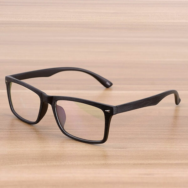 Reven Glasses Men and Women Unisex Wooden Pattern Fashion Retro Optical Spectacle Eyeglasses Glasses Frame Vintage Eyewear - Image 3