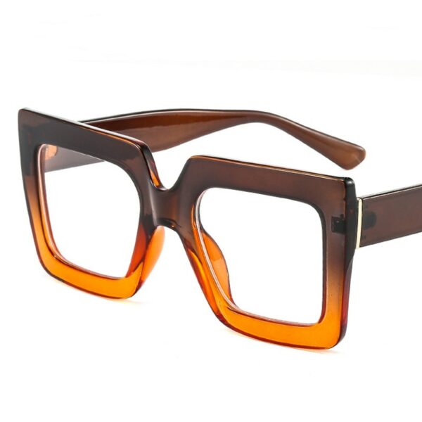 Square Transparent Glasses Frame Vintage Clear Glasses Trending Styles Brand Designer Oversized Fashion Computer Eyeglasses - Image 2