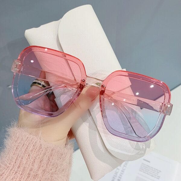 Classic Vintage Square Sunglasses Woman Gradient Mirror Frameless Sun Glasses Female Retro Fashion Rimless Oculos De Sol - Image 2
