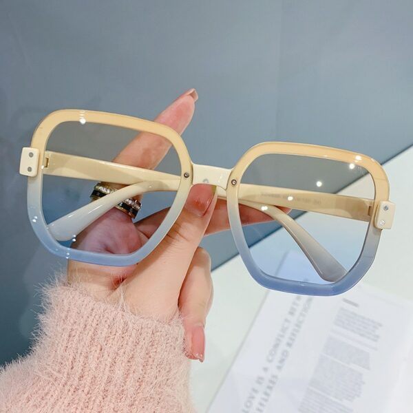 Classic Vintage Square Sunglasses Woman Gradient Mirror Frameless Sun Glasses Female Retro Fashion Rimless Oculos De Sol - Image 3