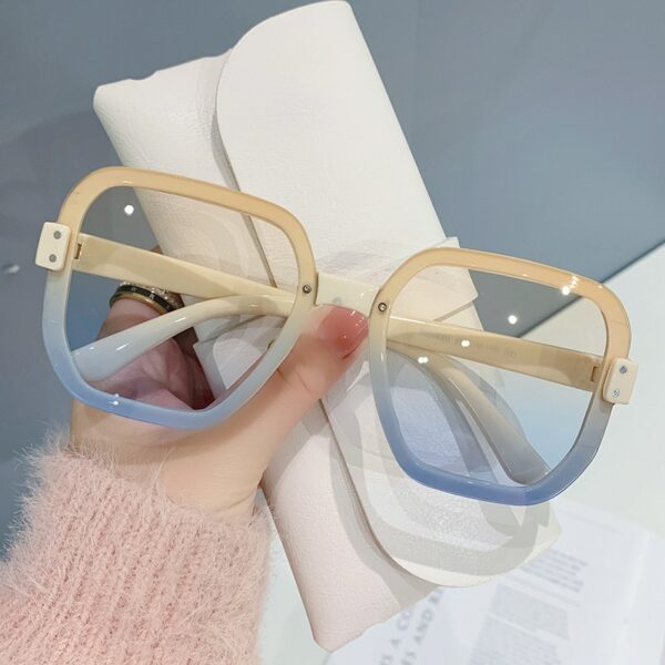 Classic Vintage Square Sunglasses Woman Gradient Mirror Frameless Sun Glasses Female Retro Fashion Rimless Oculos De Sol - Image 4