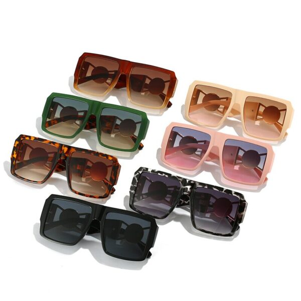 Brand Design Luxury Square Frame Sunglasses for Women Men Fashion Retro Trend Male Female Driving Travel Beach UV400 Sun Glasses - Image 2