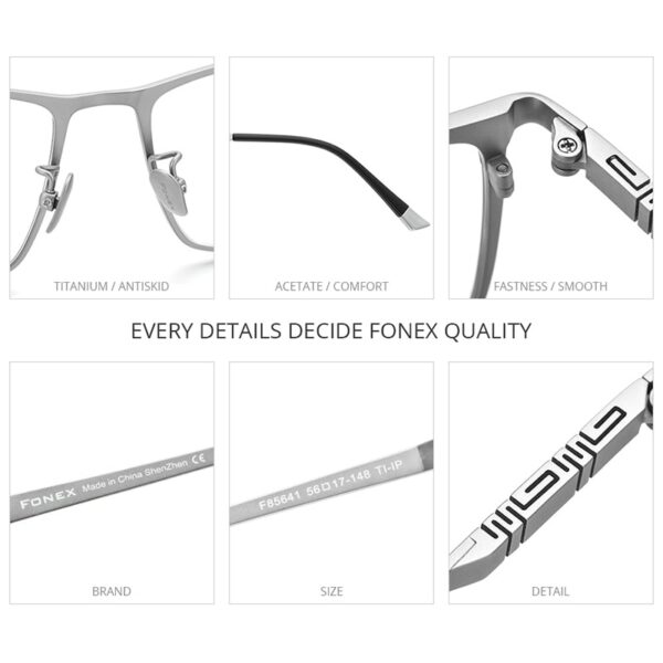 Titanium Glasses Frame Classic - Image 5