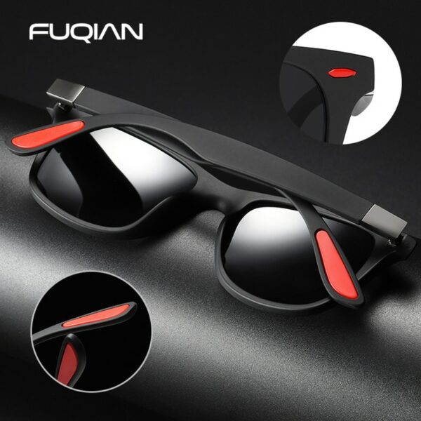 Hot Polarized Sunglasses Men Women Classic Square Plastic Driving Sun Glasses - Image 2