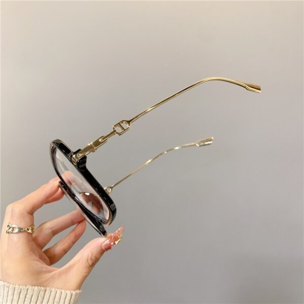 Fashion Oversized Square Eyewear Retro Women's - Image 4