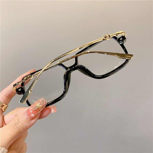 Fashion Oversized Square Eyewear Retro Women's - Image 5
