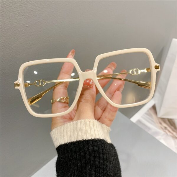Fashion Oversized Square Eyewear Retro Women's - Image 6