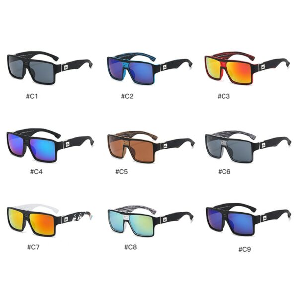 Fashion Trend Sunglasse Men Women Outdoor Large Square Frame Oversized Beach Sun Glasses - Image 6