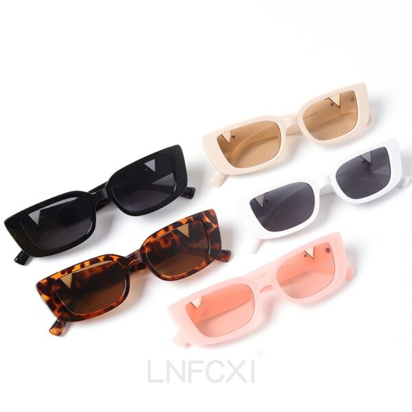 Retro Small Frame Cat Eye Sunglasses for Women - Image 3