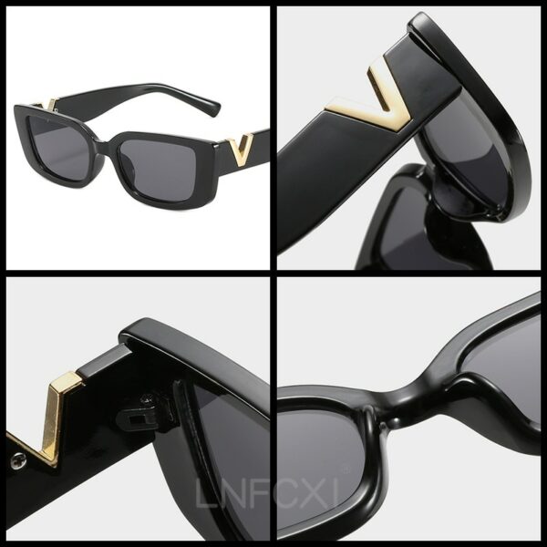 Retro Small Frame Cat Eye Sunglasses for Women - Image 6