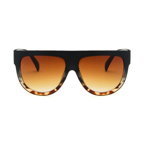Oversized Frame Black Shades Square Sunglasses Woman - Image 5