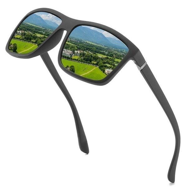 Sunglasses Unisex Square Vintage Sun Glasses - Image 2