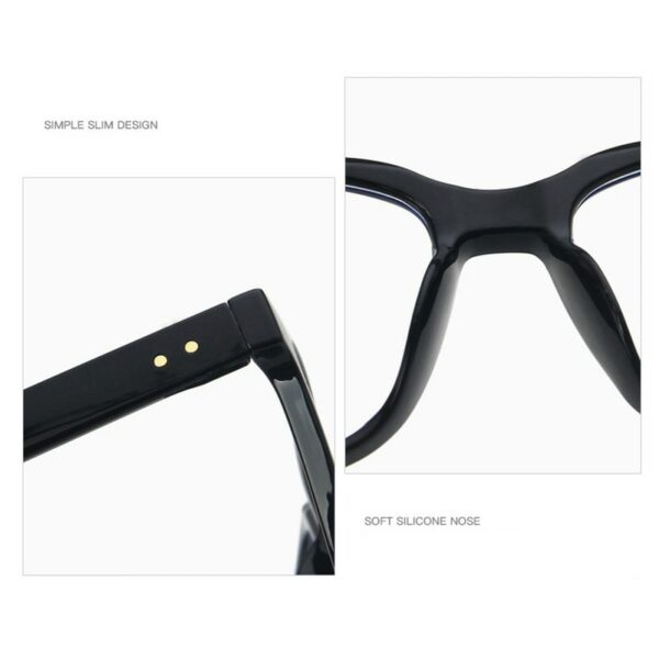 RBRARE Square Transparent Glasses Frame 2021 New Women Eyeglasses Frames Big Frame Anti-blue Light Flat Glasses Frame Espejuelos - Image 4