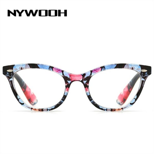 Cat Eye Glasses Women Anti Blue Light Computer  Eyeglasses - Image 2